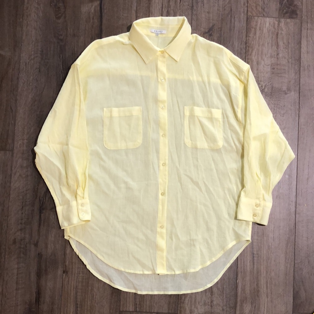NWOT! - Z SUPPLY Oversized Lightweight 100% Cotton Button Down Shirt